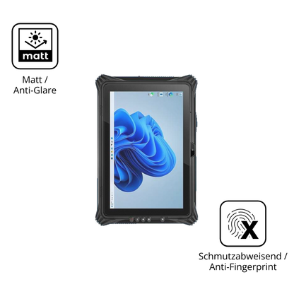 Dünne und entspiegelnde Folie passend zugeschnitten für pulijazrugged tablet