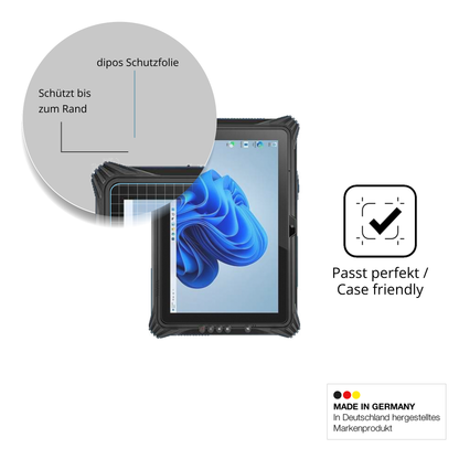 Schutzglasfolie mit optimaler Passform, zur Verwendung mit Hüllen geeignet