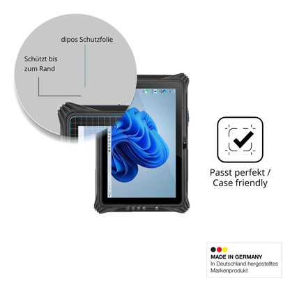 Besonders flexibler Displayschutz mit Anti-Shock-Schicht im Materialmix