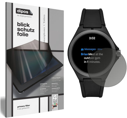 Blickschutzfolie für Puma PT9100 Smartwatch matt Schutzfolie Privacy
