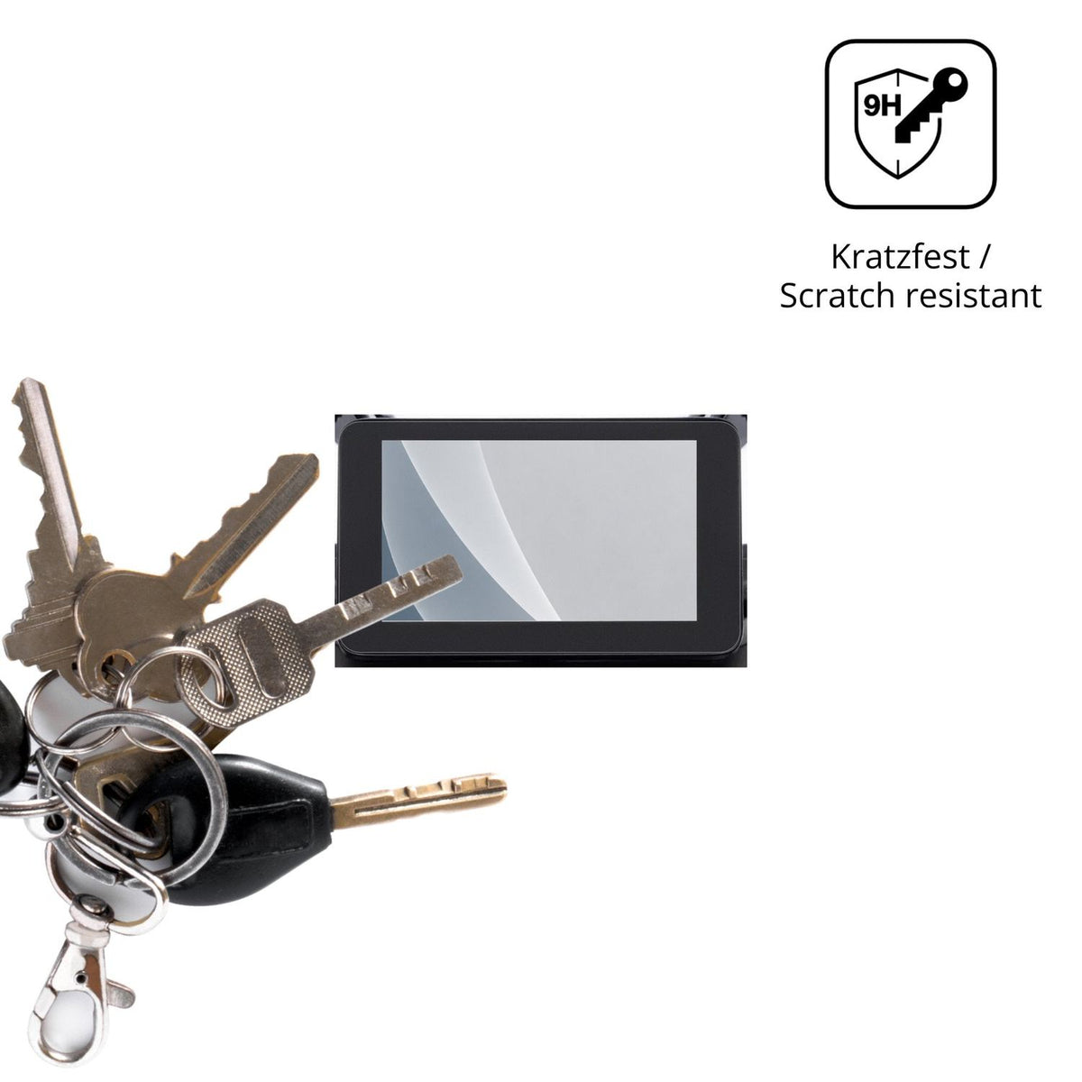 dipos Displayschutz für QJ Motor SRT 900 SX, mattierte Oberfläche, robuste Festigkeit und perfekte Passform