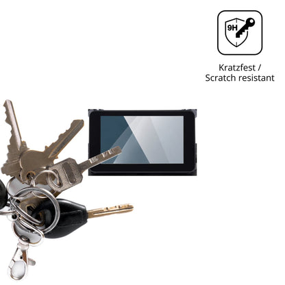 dipos Displayschutz für QJ Motor SRT 900 SX, transparente Oberfläche, perfekte Passform auch für die Rundungen