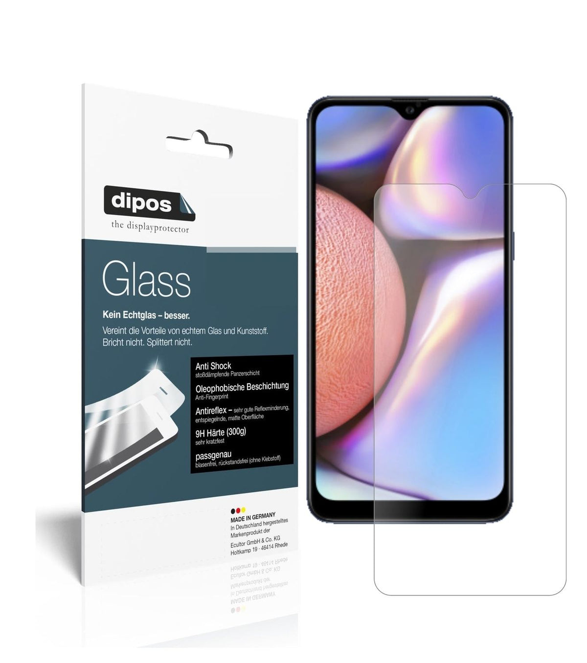 1x 9H Schutzfolie matt für Samsung Galaxy A10e Panzerfolie