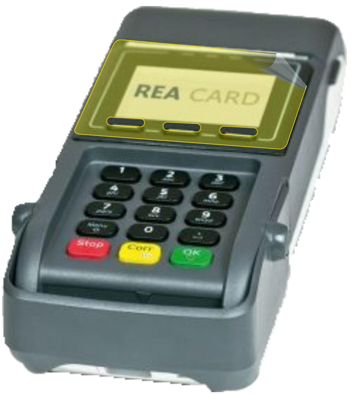 dipos Displayschutz für REA CARD T7 flex, transparente Oberfläche, geringe Dicke und perfekte Passform