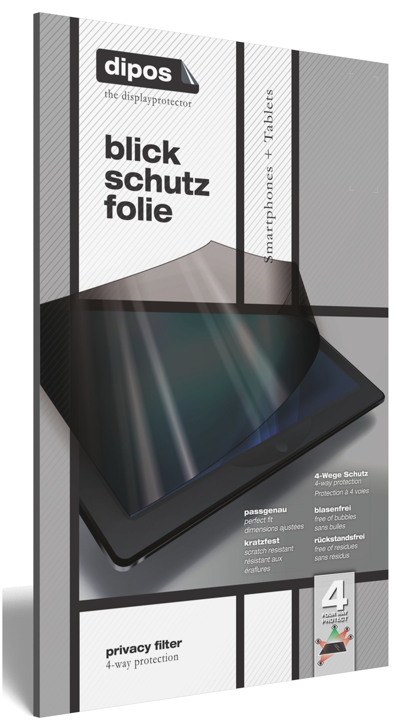 Blickschutzfolie für Apple MacBook Pro 16 Zoll (2021) matt Schutzfolie Privacy