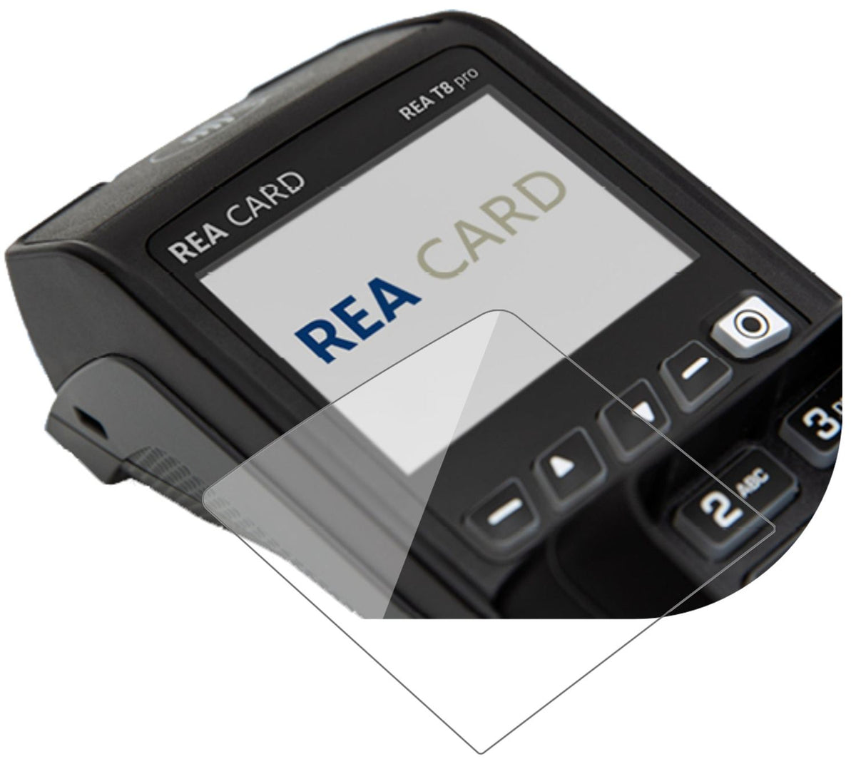 2x 9H Schutzfolie für REA CARD T8 pro Terminal Panzerfolie