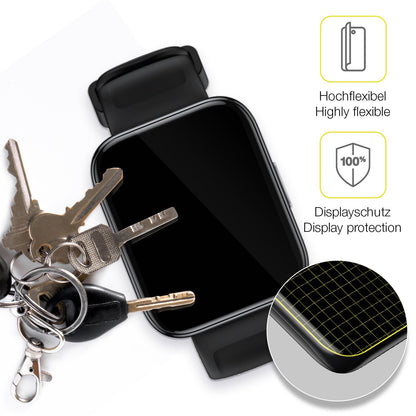 dipos Displayschutz für Realme Watch 3, transparente Oberfläche, geringe Dicke und perfekte Passform