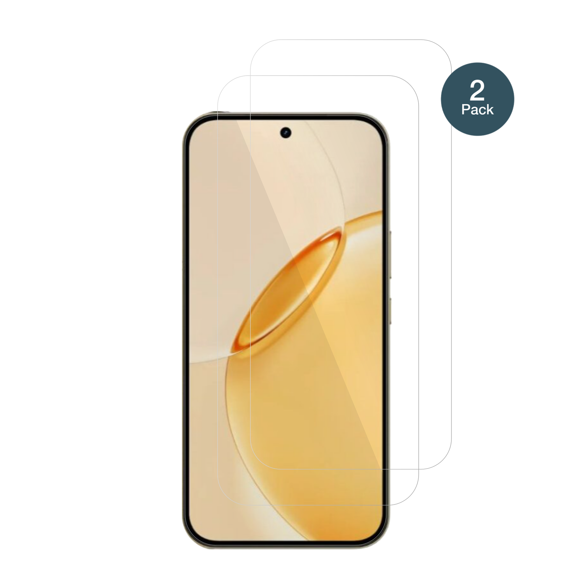 Realme16 Pro 5G mit aufgebrachter dipos Flex Schutzfolie, glasklare Darstellung ohne Einschränkungen