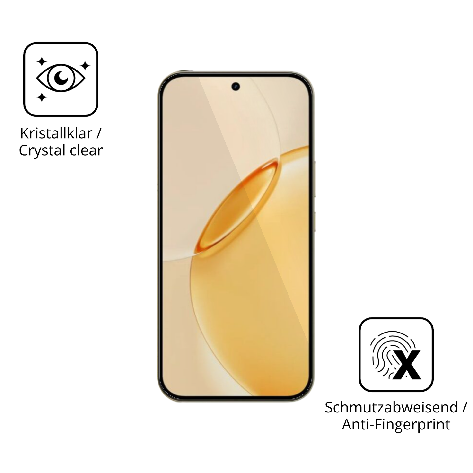 Flexible TPU-Folie passend zugeschnitten für Realme 16 Pro 5G, vollständige Abdeckung