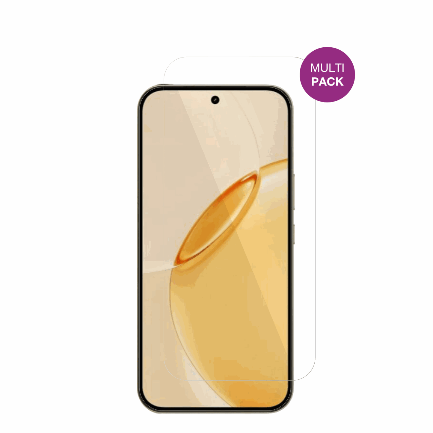 Realme16 Pro 5G mit aufgebrachter dipos Displayschutzfolie, glasklare Darstellung ohne Einschränkungen