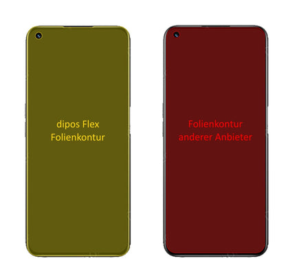 3x 3D Full Cover Schutzfolie für Realme 8i