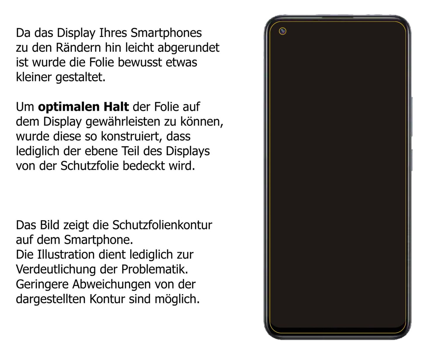 1x Schutzfolie matt für Realme 8s Display-Schutzfolie