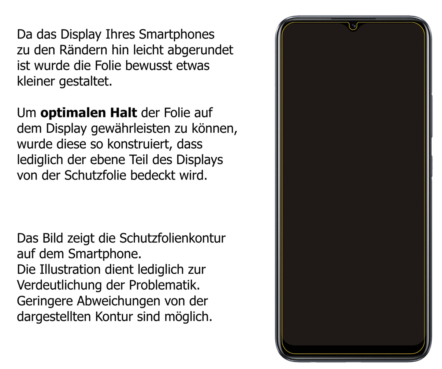 1x Schutzfolie matt für Realme C25S Display-Schutzfolie