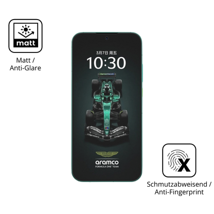 9H Hartbeschichtete, flexible Folie passend zugeschnitten für realmegt8 pro aston martin