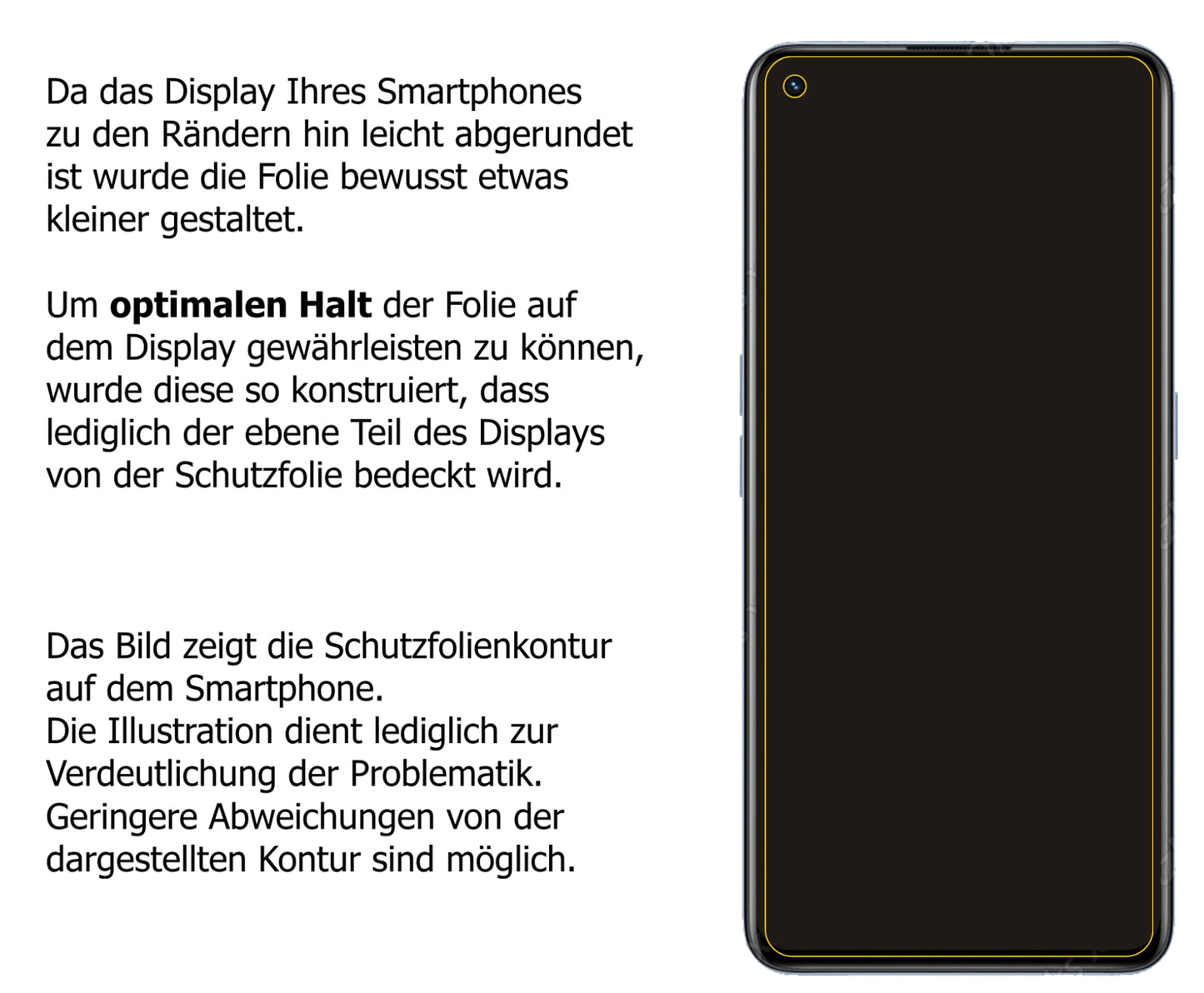 Privatsphäre-Schutz durch Sichtschutz-Folie passend zugeschnitten für Realme GT Neo 2