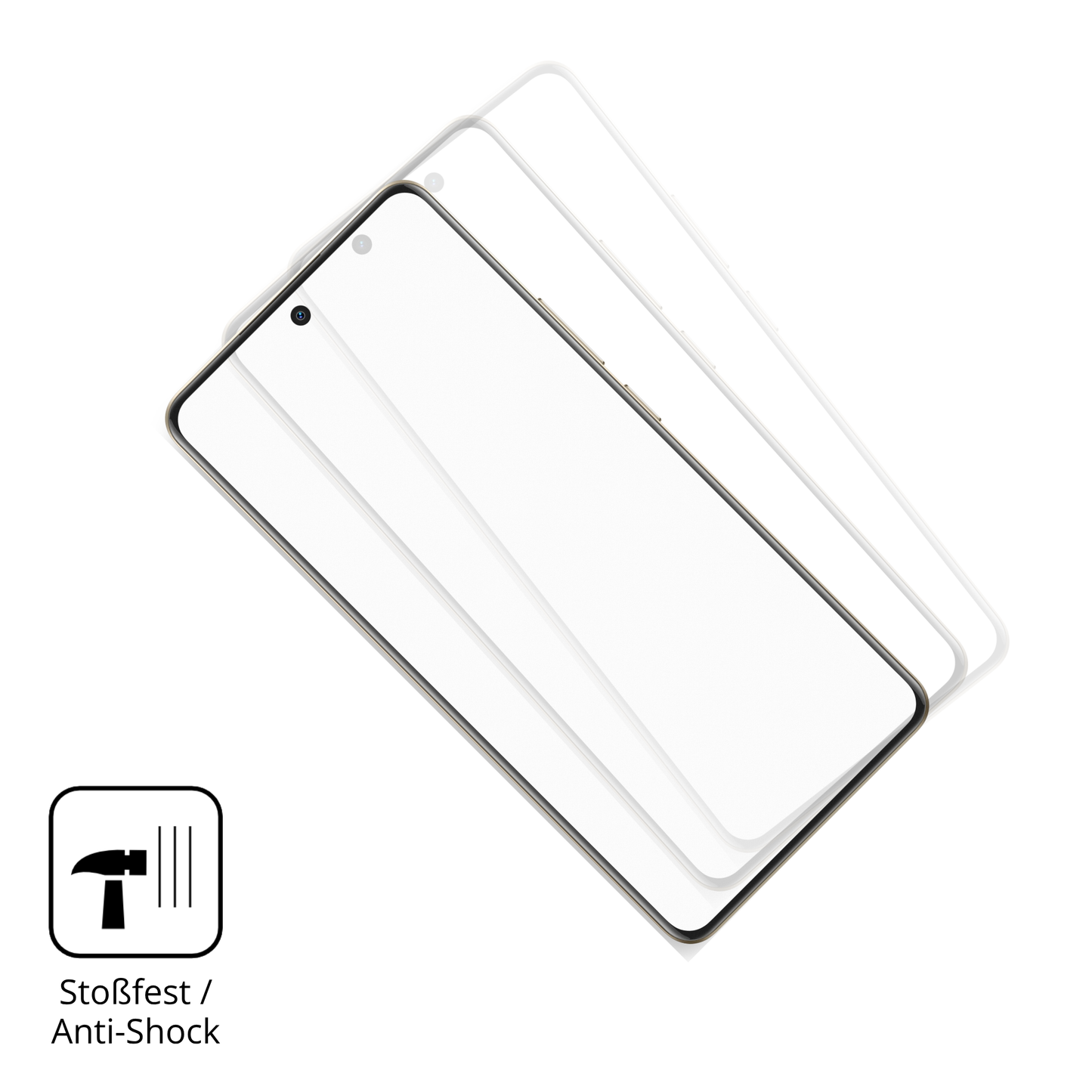 Schutz gegen Kratzer auf dem Realme P4 Pro Glas durch Schlüssel, Stöße gegen die Tischkante oder Stürze