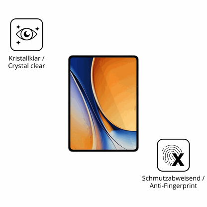 2x 9H Schutzfolie für Realme Pad 3 Panzerfolie