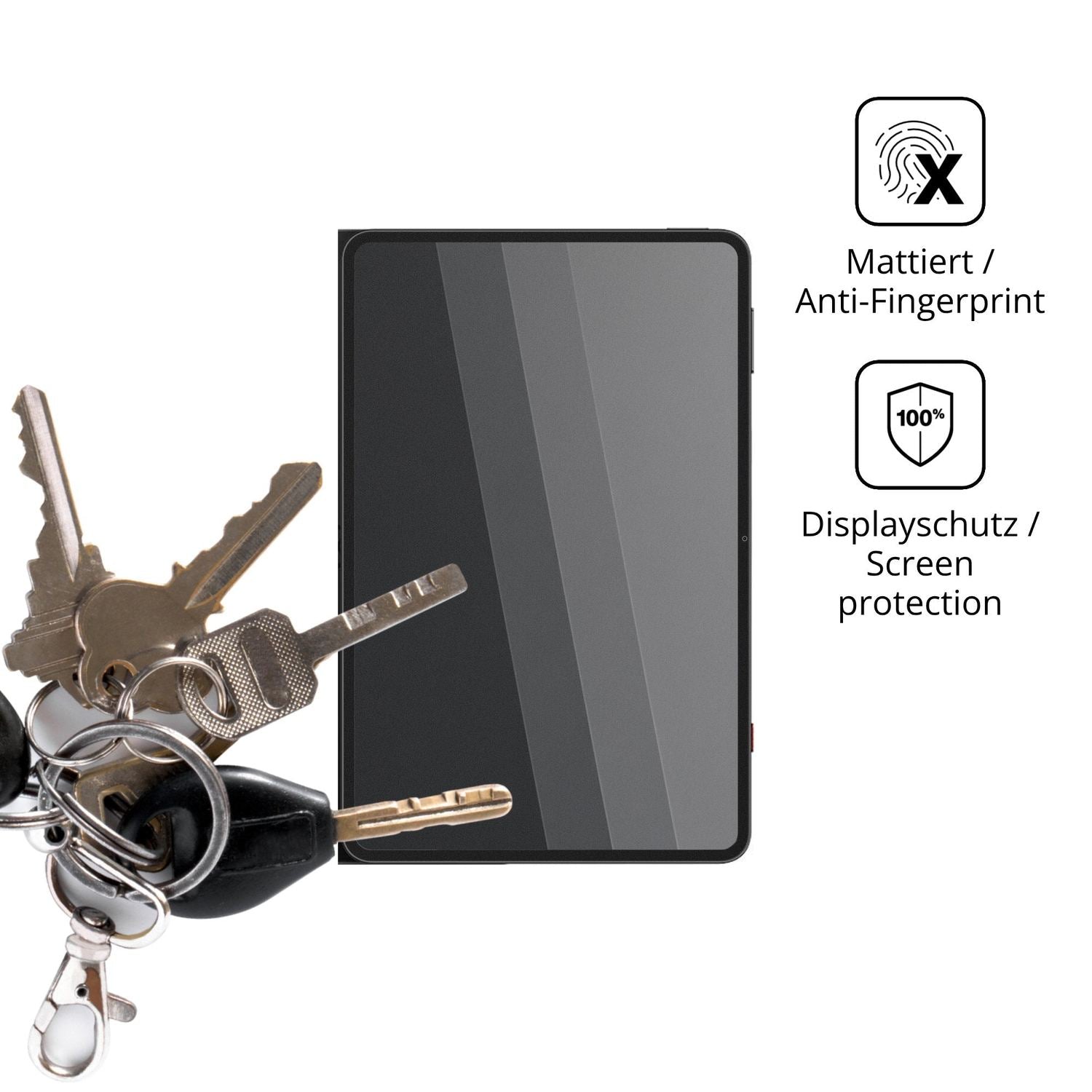 dipos Displayschutz für RedMagic Astra 2, mattierte Oberfläche, Blickschutzfilter und perfekter Passform