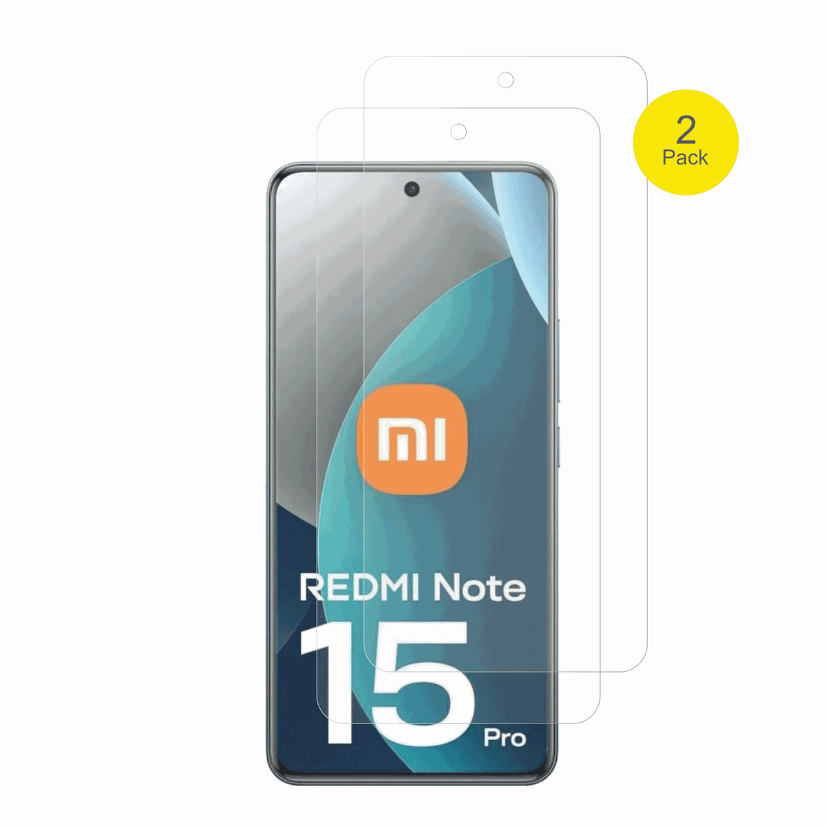 RedmiNote 15 Pro 4G mit aufgebrachter dipos Flex Schutzfolie, glasklare Darstellung ohne Einschränkungen