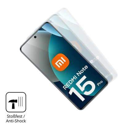 Schutz gegen Kratzer auf dem Redmi Note 15 Pro 4G Glas durch Schlüssel oder Ähnliches