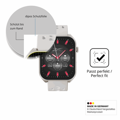 Besonders flexibler Displayschutz mit Anti-Shock-Schicht im Materialmix