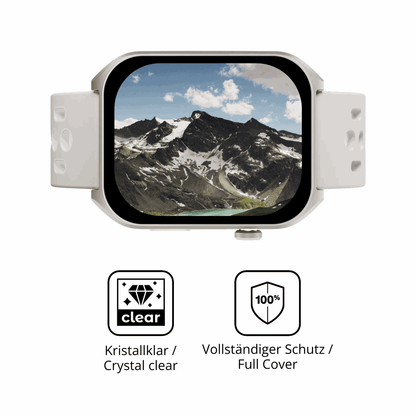 Dünne und klare Folie passend zugeschnitten für Reebok Icon Smartwatch