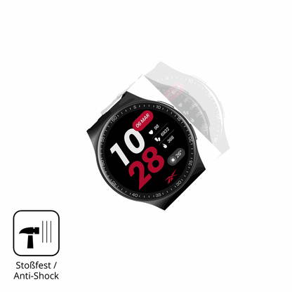 Schutz gegen Kratzer auf dem Reebok Pulse Smartwatch Glas durch Schlüssel oder Ähnliches