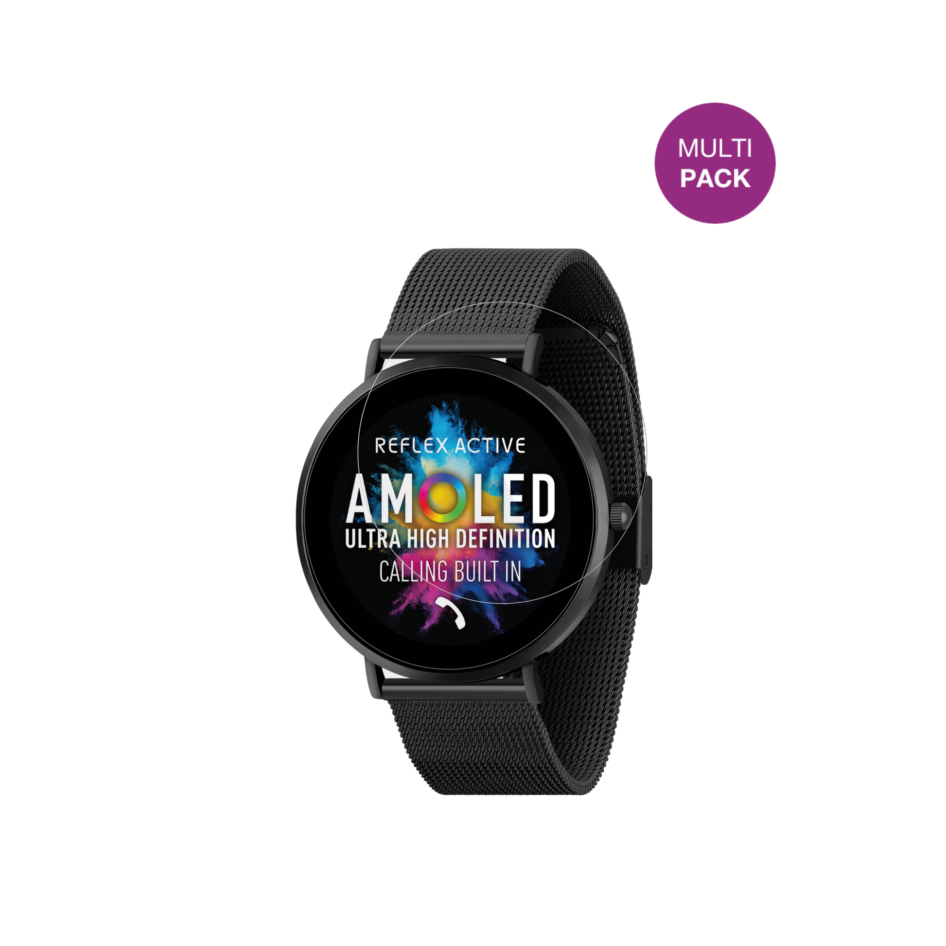 reflexactiva spectra 300 r 1.43 zoll mit aufgebrachter dipos Displayschutzfolie, glasklare Darstellung ohne Einschränkungen