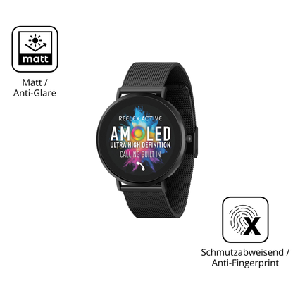 9H Hartbeschichtete, flexible Folie passend zugeschnitten für reflexactiva spectra 300 r 1.43 zoll