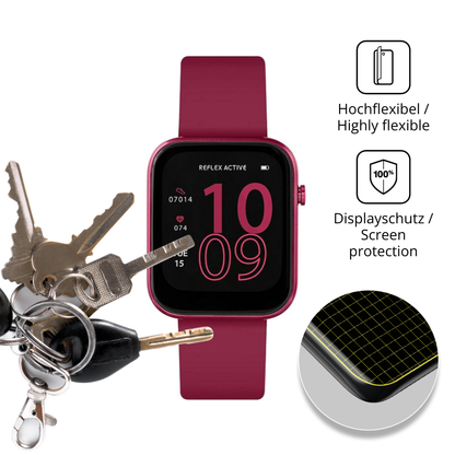 dipos Displayschutz für Reflex Active Berry Amoled 1.85 Zoll, transparente Oberfläche, geringe Dicke und perfekte Passform