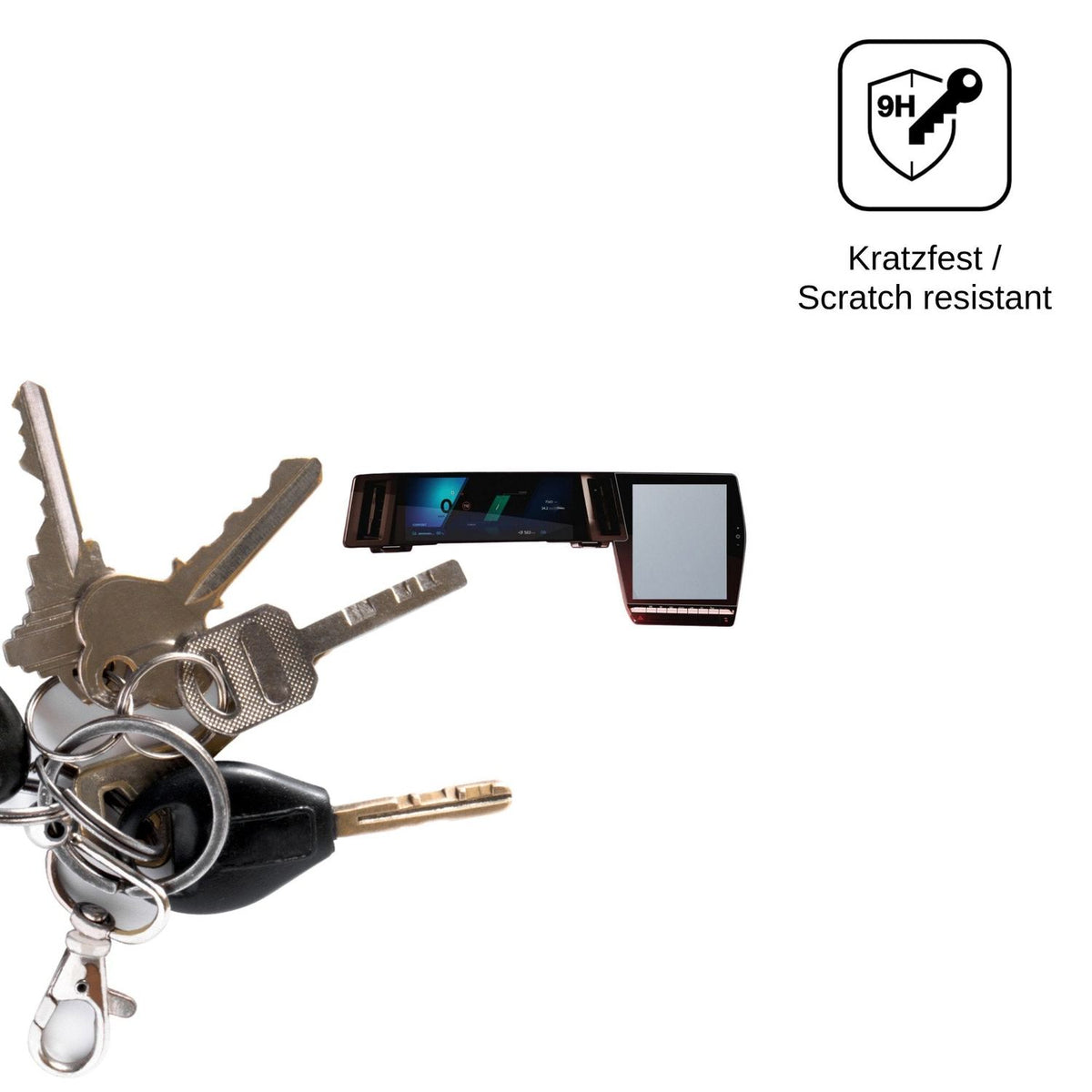 2x 9H Schutzfolie für Renault Austral openR Link 12 Panzerfolie