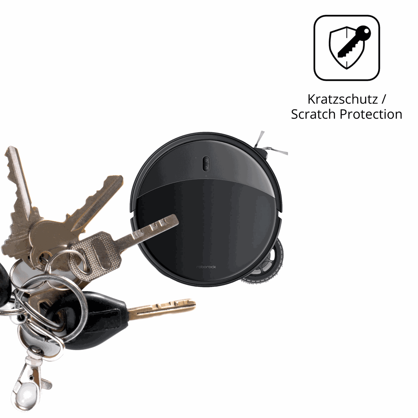 2x Schutzfolie matt für Roborock Saros 10R Display-Schutzfolie
