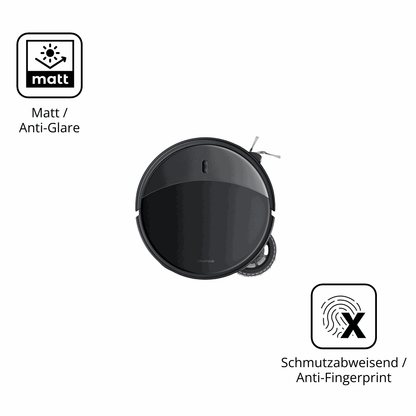 2x Schutzfolie matt für Roborock Saros 10R Display-Schutzfolie