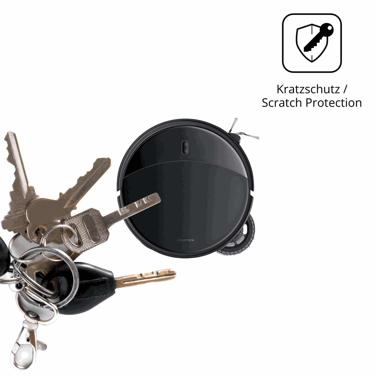 2x Schutzfolie klar für Roborock Saros 10R Display-Schutzfolie