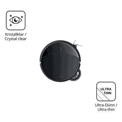 2x Schutzfolie klar für Roborock Saros 10R Display-Schutzfolie
