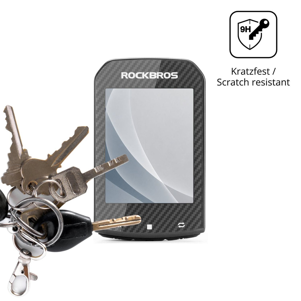 dipos Displayschutz für ROCKBROS M1 Pro, mattierte Oberfläche, robuste Festigkeit und perfekte Passform