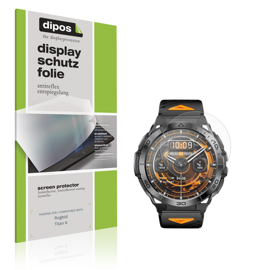 Matte Displayschutzfolie von dipos passend für rogbidtitan k, präziser Zuschnitt und blasenfrei montiert