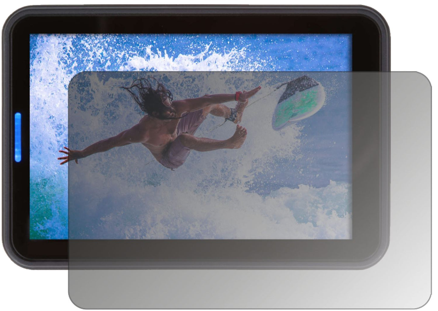 Blickschutzfolie von dipos passend für Rollei 560 Touch, präziser Zuschnitt und blasenfrei montiert