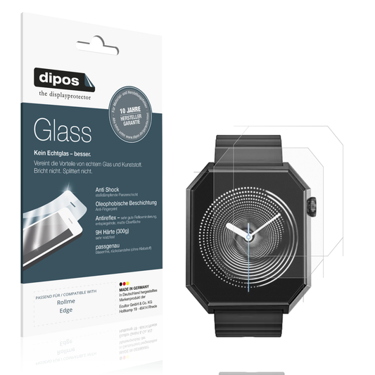Matte Displayschutzfolie von dipos passend für rollmeedge, 9H kratzfest und blasenfrei montiert