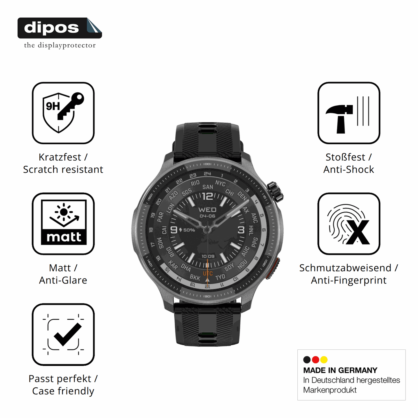 Displayschutz hergestellt in Deutschland, h�chste Qualit�t made in Germany