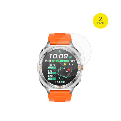 RollmeGT5S mit aufgebrachter dipos Flex Schutzfolie, glasklare Darstellung ohne Einschränkungen