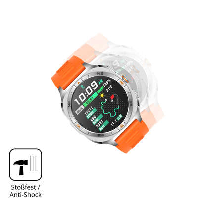 Schutz gegen Kratzer auf dem Rollme GT5S Glas durch Schlüssel, Stöße gegen die Tischkante oder Stürze