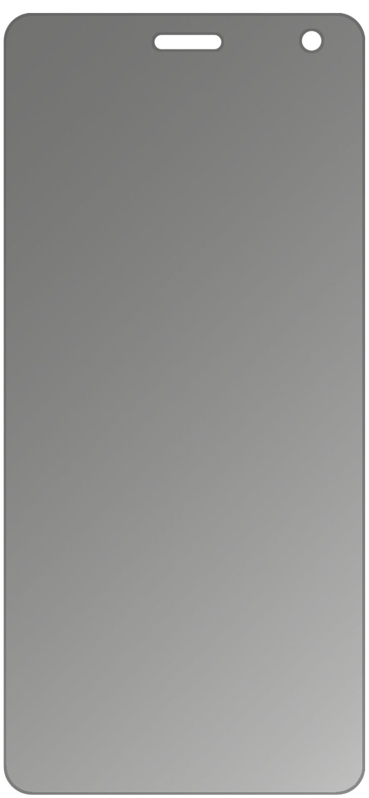dipos Displayschutz für RugGear RG655, mattierte Oberfläche, Blickschutzfilter und perfekter Passform