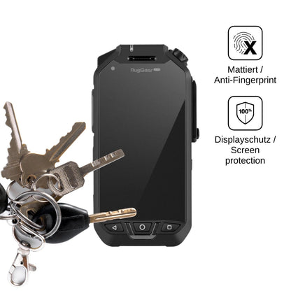 Blickschutzfolie für RugGear RG750 matt Schutzfolie Privacy