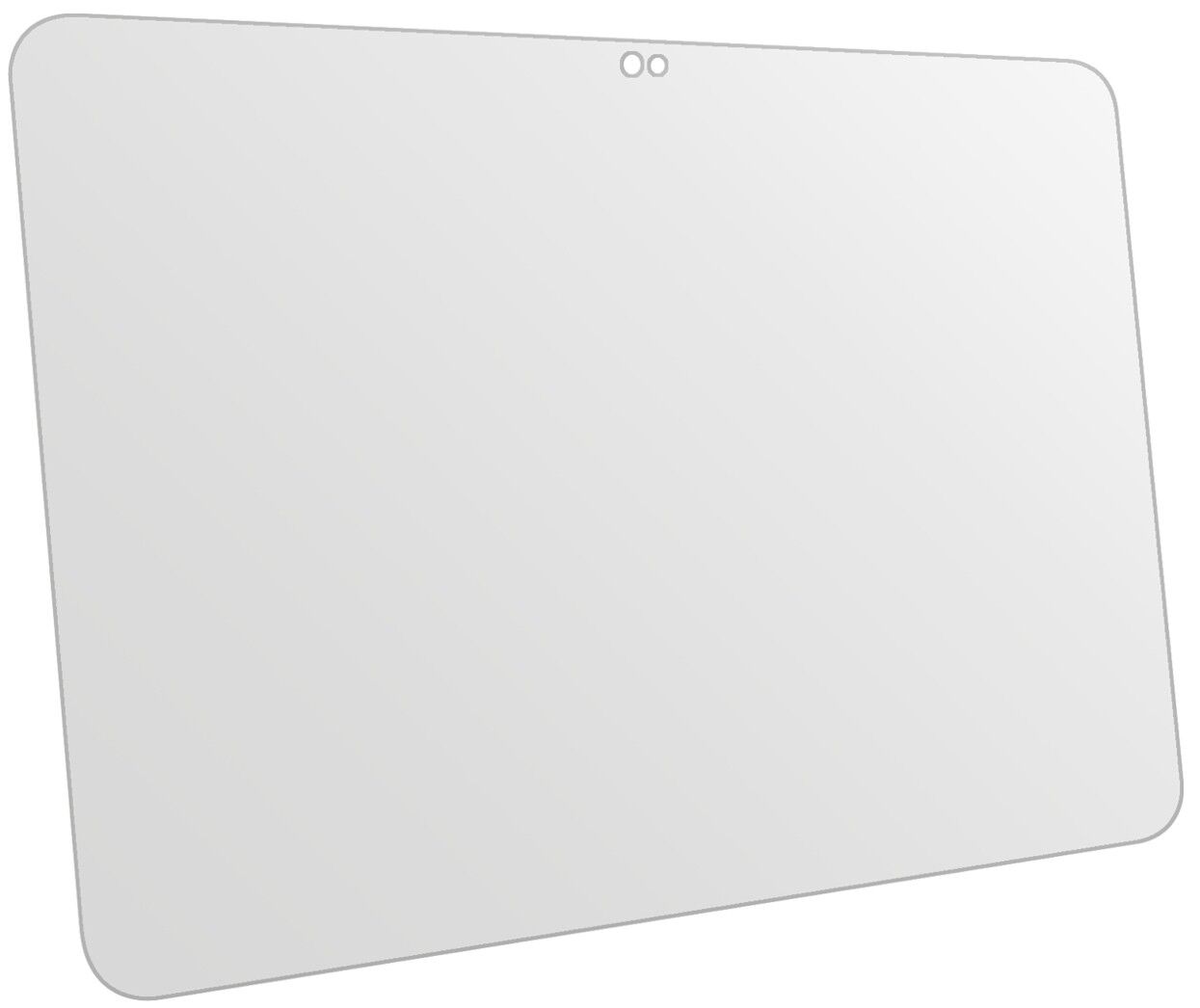 dipos Displayschutz für Rugged Tablet ID-SQ12.2, mattierte Oberfläche, geringe Dicke und perfekte Passform