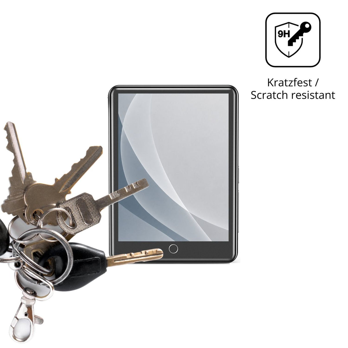 dipos Displayschutz für RUIZU M7, mattierte Oberfläche, robuste Festigkeit und perfekte Passform