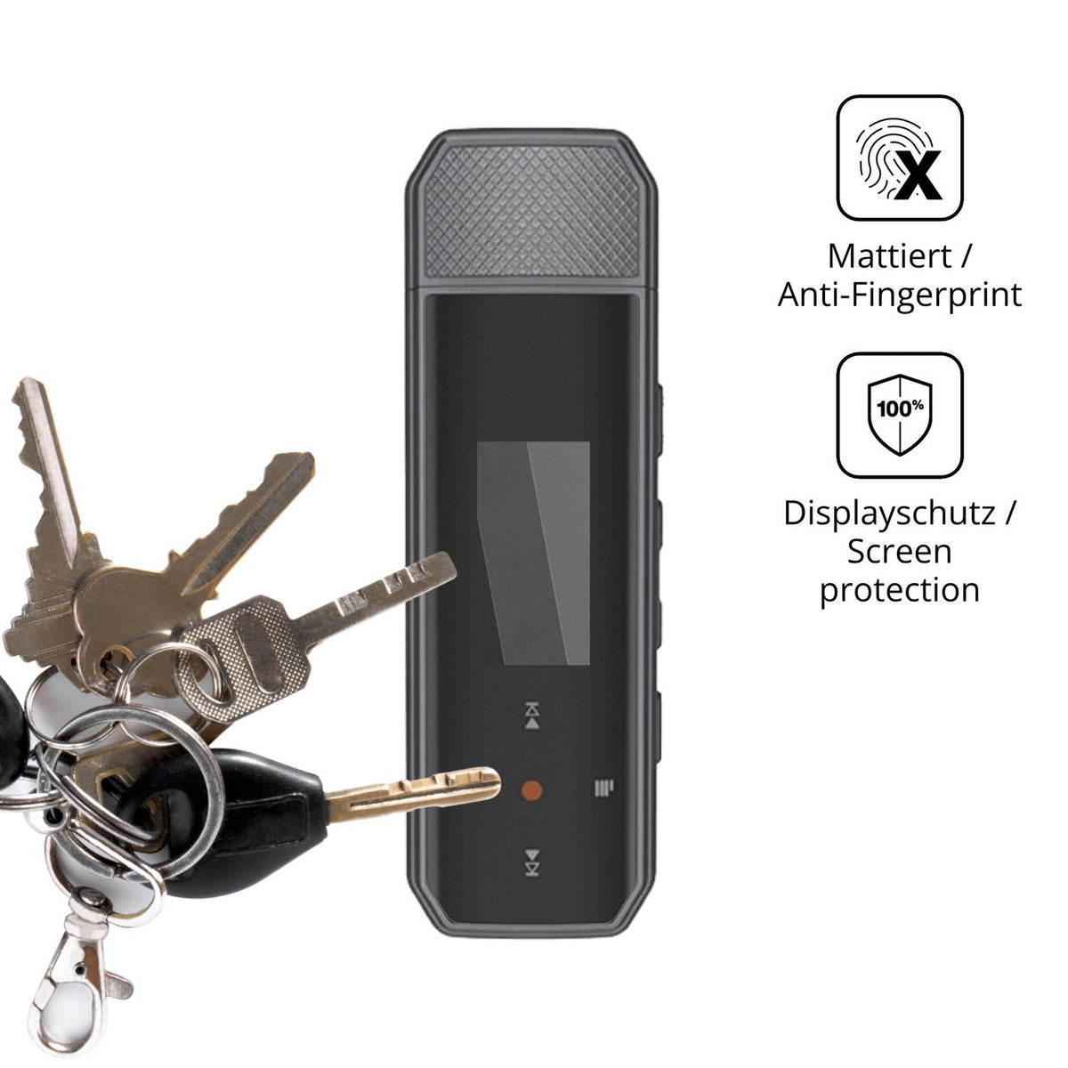 Blickschutzfolie für RUIZU X80 matt Schutzfolie Privacy