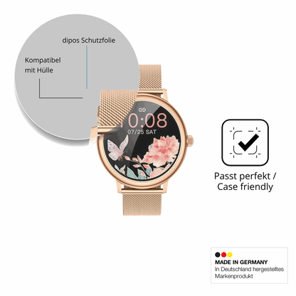 Schutzfolie mit optimaler Passform, zur Verwendung mit Hüllen geeignet