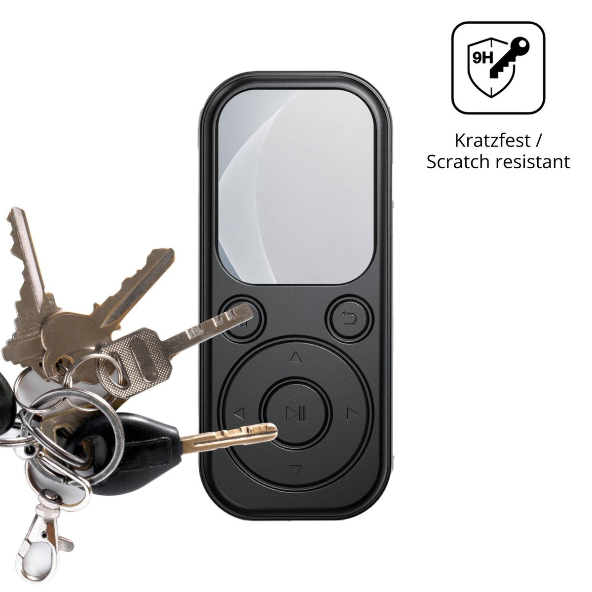 dipos Displayschutz für RWSRW MP3-H01, mattierte Oberfläche, robuste Festigkeit und perfekte Passform