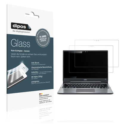 2x 9H Schutzfolie für Fujitsu Lifebook T936 Panzerfolie